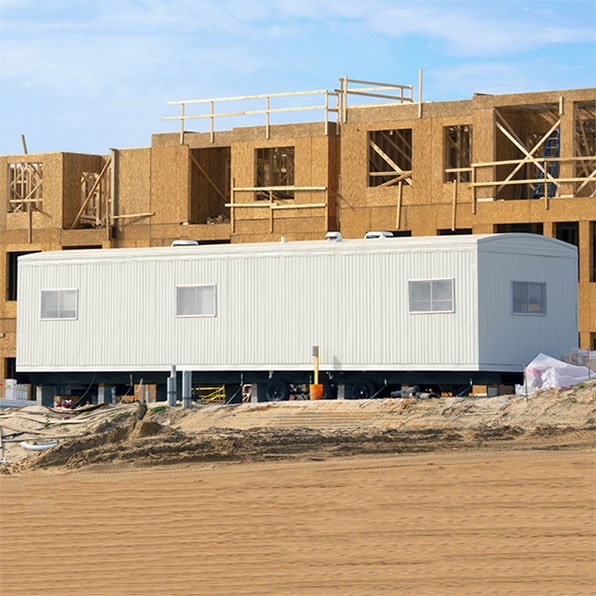 construction trailers can deliver a trailer to your job site within a few days, depending on availability